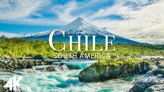 FLYING OVER CHILE (4K UHD) - Relaxing Music Along With Beautiful Nature Videos - 4K Video HD