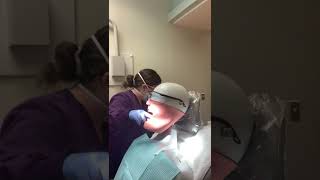 Fluoride Foam Application