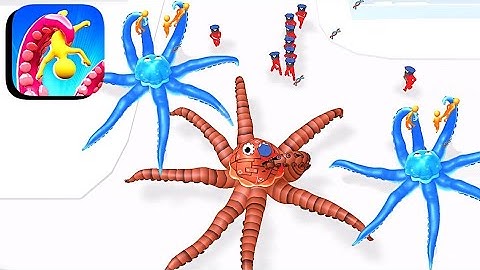 Tentacles Attack ​- All Levels Gameplay Android,ios (Levels 1-4)