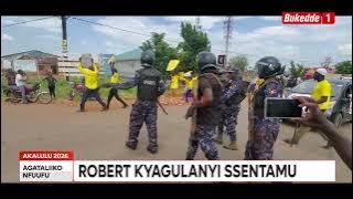Agataliikonfuufu Kyagulanyi Ssentamu alidde matereke ne poliisi ng’emulemesa okunoonya akalulu mu El