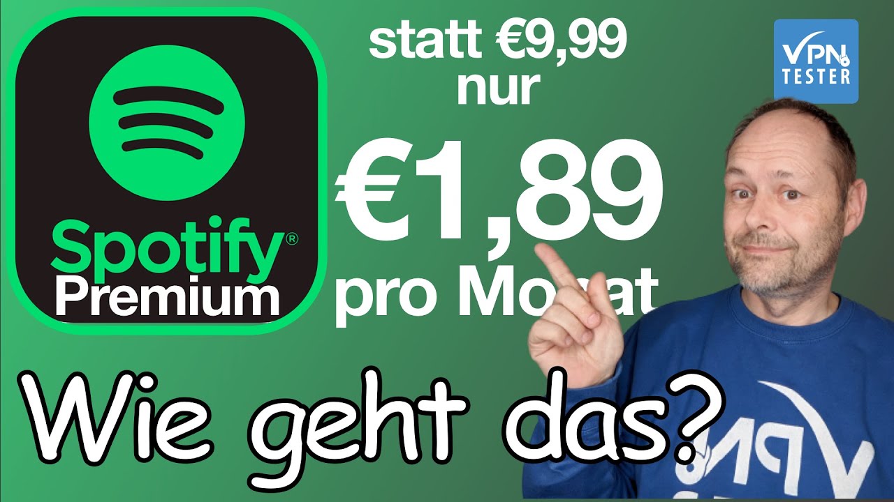 Spotify Premium um €1,89 im Monat bestellen? Wie geht das? (Anleitung) -  YouTube