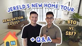 #LifeAtTSL - Jereld's Newly Renovated 4-Room HDB House Tour (  Q&A!)