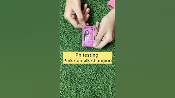 PH testing of sunsilk shampoo #shortsfeed #youtubeshorts #shorts #haircare #hairgrowth #haircaretips