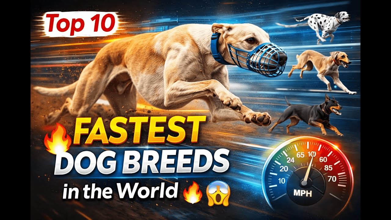 Top 10 Fastest Dog Breeds in the World 🐕💨 | Can Your Dog Beat Them ...
