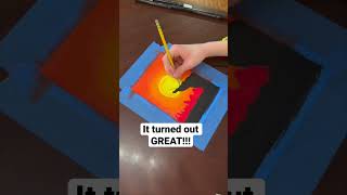 31 Sec Timelapse: The Lion King Drawing With Oil Pastels! #shorts #disney