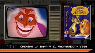 Opening Trailers En Vhs De La Dama Y El Vagabundo Vhs De 1998