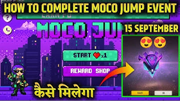 FREE FIRE NEW EVENT || HOW TO COMPLETE MOCO JUMP EVENT || NEW EVENT FREE FIRE || MOCO JUMP EVENT