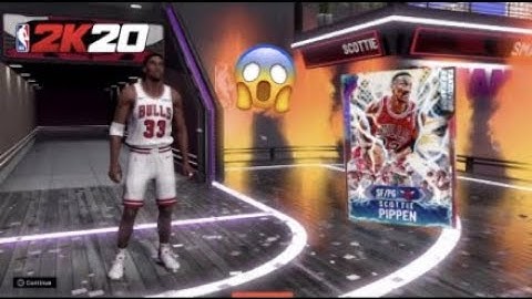 WE JUST GOT GALAXY OPAL SCOTTIE PIPPEN ON NBA 2K20 MYTEAM