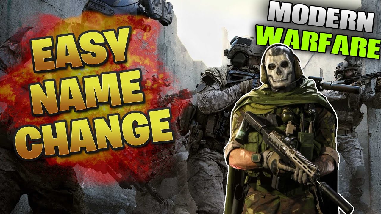 HOW TO change your display name on modern warfare EASY - 