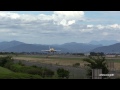 [FDA Yellow Livery] Fuji Dream Airlines ERJ-175 JA07FJ LANDING MATSUMOTO Airport 松本空港 2014.8.3