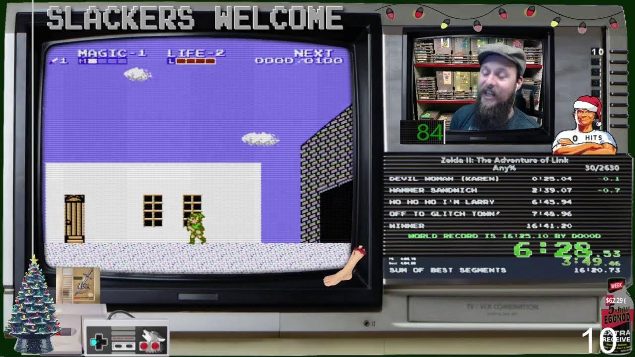 Slackanater Replay — 24/7 Retro Gaming No-Damage Runs & Classic Challenges