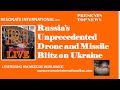 Russia’s Unprecedented Drone and Missile Blitz on Ukraine – An Escalation at New Heights.