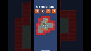Sokoban Push Puzzle - Stage 106 #game #puzzler #sokoban #puzzlesolving #gameplay #blockpuzzle