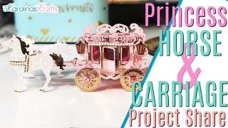 3D Paper Crafts Project Share: Princess Horse and Carriage Project Share