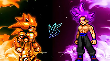 Metal Sonic V2 (New) VS Goku 1000 Yr Old (all form) in Jump Force Mugen