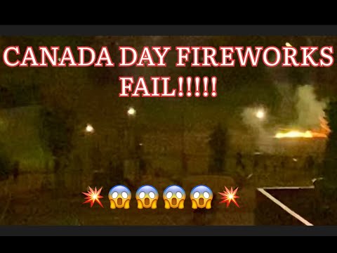 💥Fireworks Fail💥 | Canada Day Fireworks | 😱💥FAIL💥😱