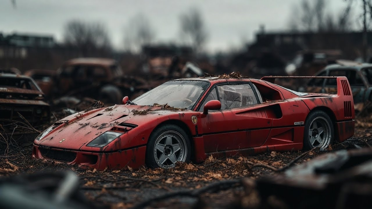ASMR Car Restoration! Full Restoration of a Ferrari F40 1989 | Rebuilding a $50 Million dollars 