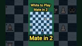 Think You’re Good at Chess? Solve This Mate in 2! #chess #checkmate ♥️🤔🌼👑