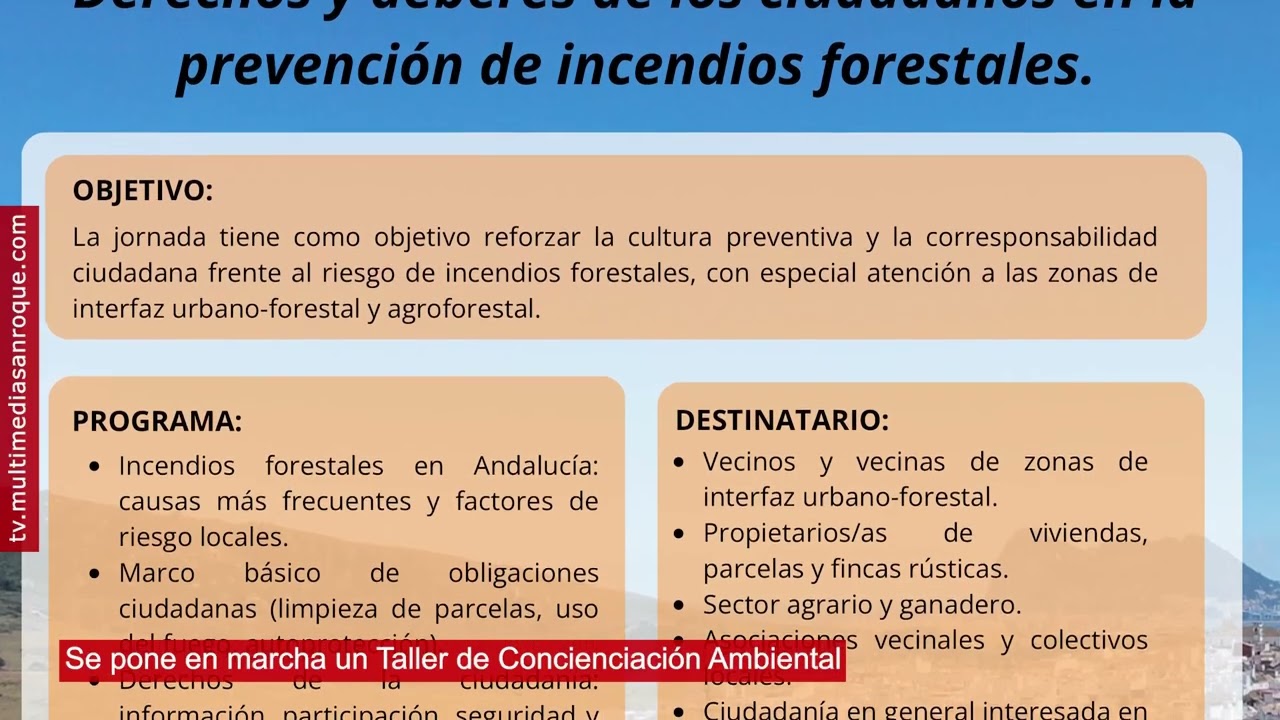 NOTICIA PREVIA TALLER MEDIO AMBIENTE 4 ABRIL 2026