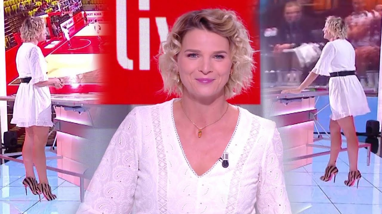 FRANCE PIERRON MERVEILLEUSE AVEC CETTE ROBE CLASSE ET SES JOLIS TALONS france-pierron-merveilleuse-avec-cette-robe-classe-et-ses-jolis-talons
