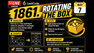 LeetCode 1861. Rotating the Box -May 7