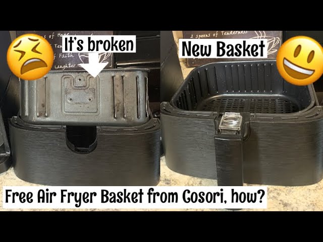How to remove and put back the Cosori air fryer basket. #airfryeryum #, Air  Fryer