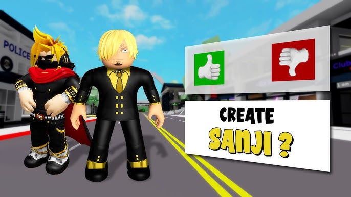 How to make Sanji [One Piece] #roblox #robloxedit #robloxfyp #rblxcosp, Anime Cosplay