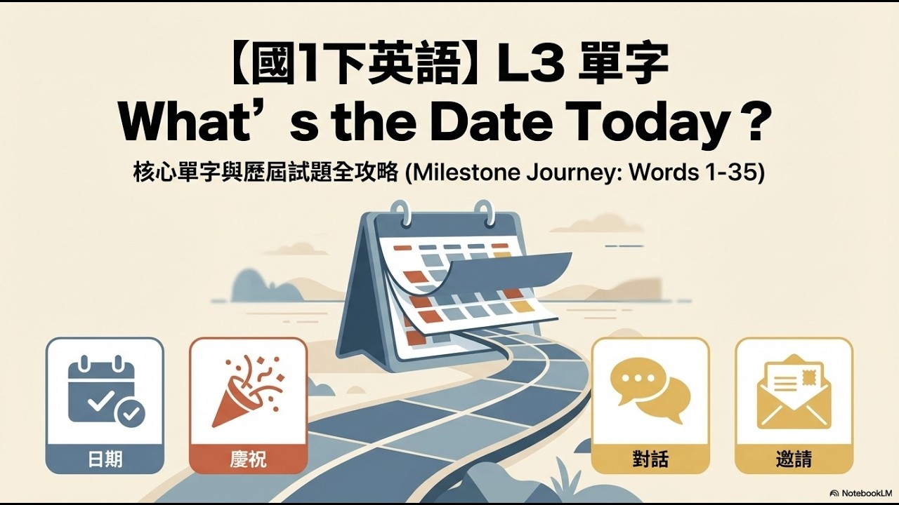 【國1下英語】L3 單字 What’s the Date Today