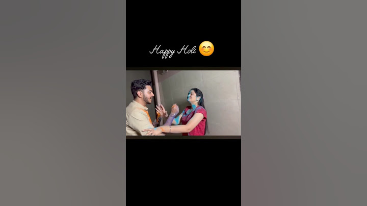 happy holi 🥰 all #rachitrojha  #sibbugiri #holi #holisong #song #love #couple #wedding