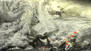 Sat24 lightning video impression for Tuesday, January 21, 2014