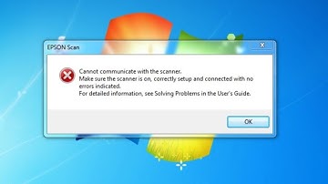 Epson Cannot Communicate With Scanner FIX {Tutorial}