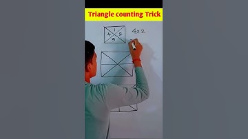 Triangle Counting Trick | Reasoning Trick | Aptitude Trick #shorts #reasoning #aptitude