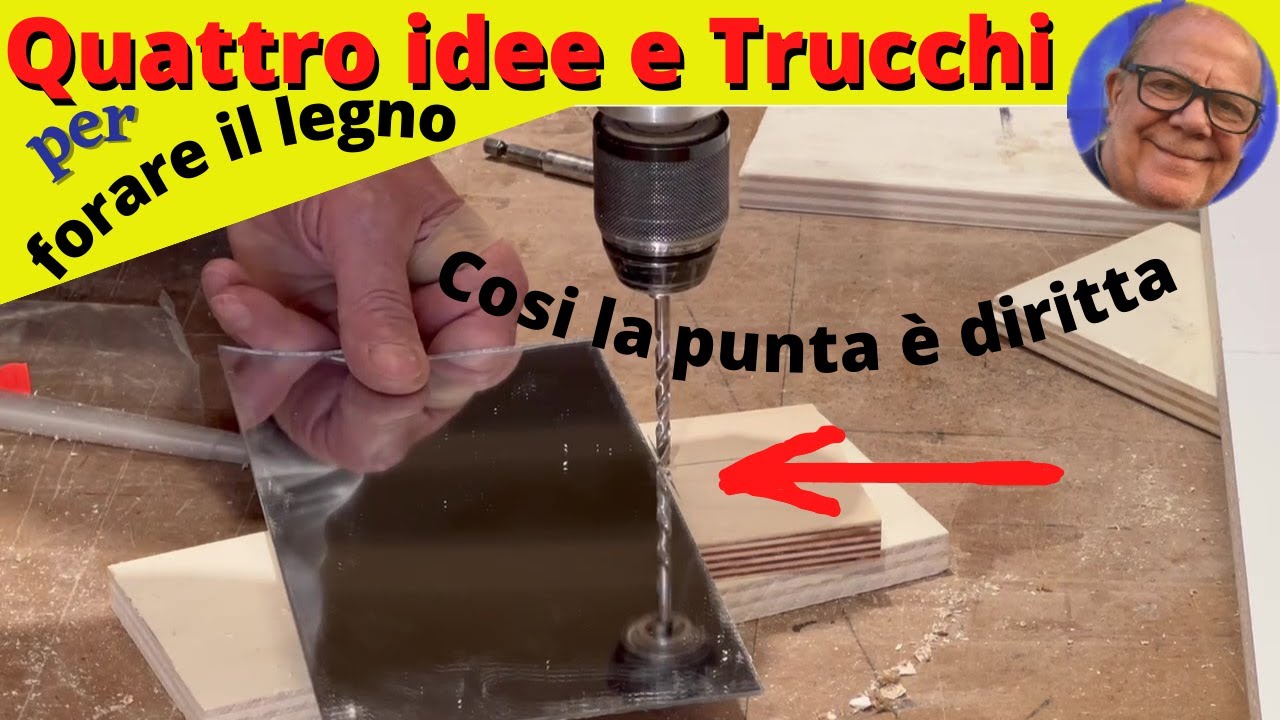 Quattro Idee e  trucchi di Falegnameria per forare il legno senza danni
