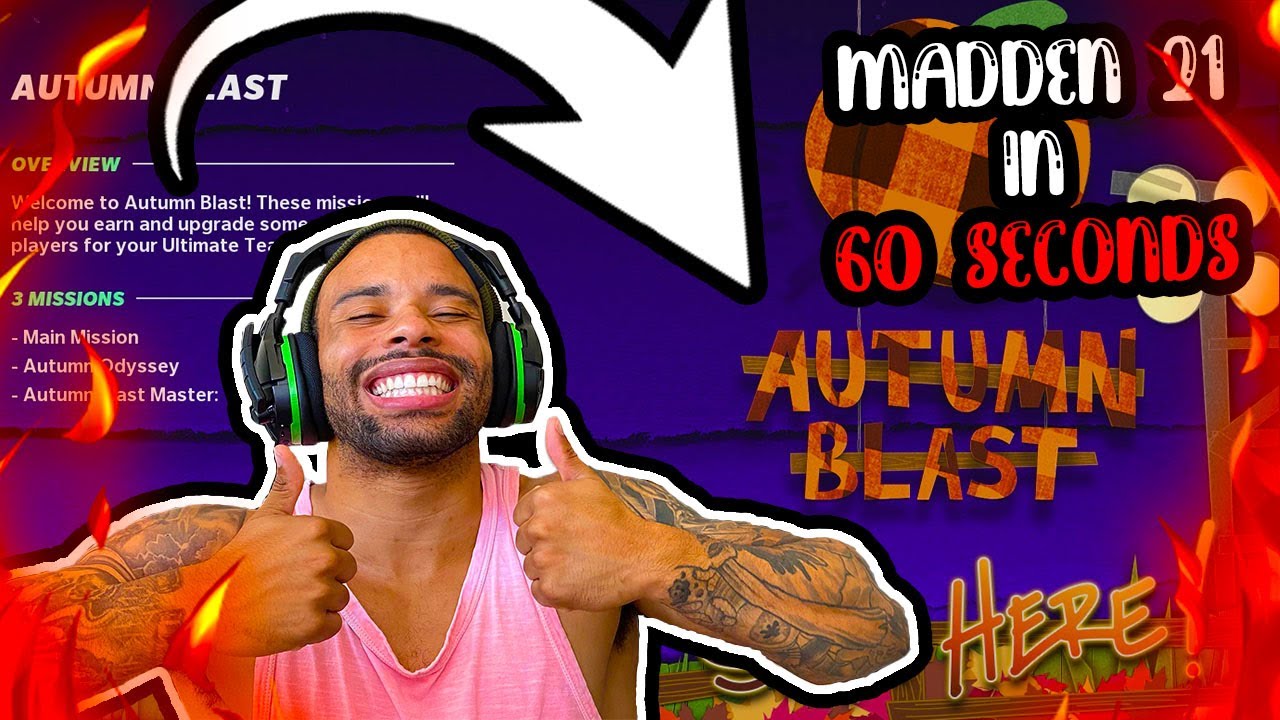Madden 21 Autumn Blast Promo in 60 SECONDS!!