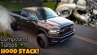 Celebrity 5th Gen Cummins Diesel with HUGE Compound Turbos Absolutely RIPS! Wealth
