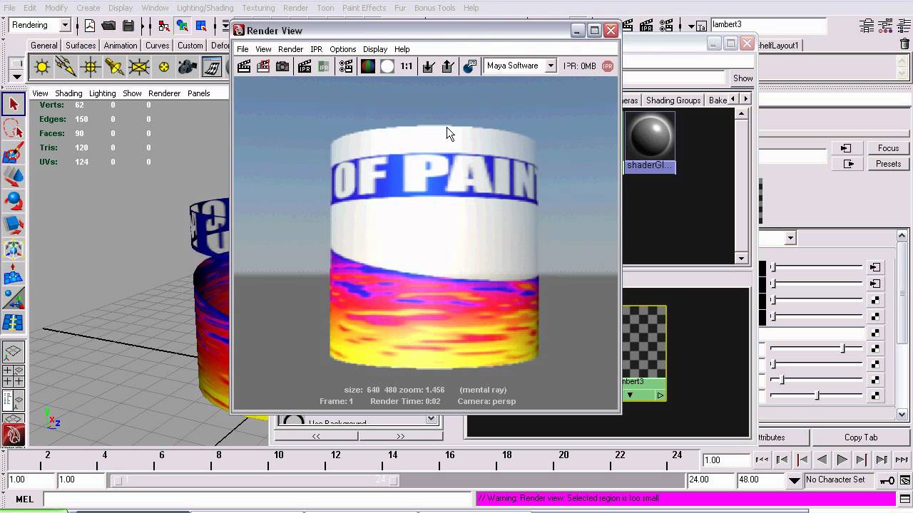 Maya Layered Shader Example