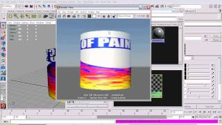 Maya Layered Shader Example