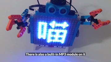 Powerbrick TV, a much powerful LED Matrix for Micro:bit developed by Kittenbot