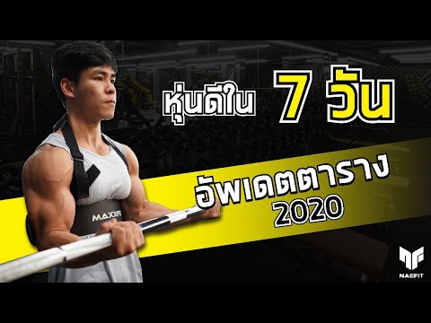 ท่าเวทเทรนนิ่ง ผู้ชาย  2022  ตารางออกกำลังกาย 2020 ฟิตหุ่นใน 7 วัน !