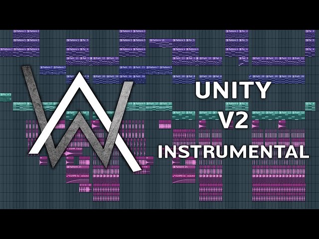 Alan x Walkers - Unity V2 - Instrumental - FL Studio Remake + FLP | @Alanwalkermusic | class=