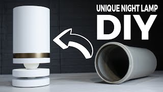 Home Decor Idea - DIY Night lamp From PVC Pipe