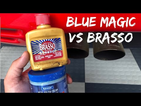 Twin Flag Garage- Blue Magic VS Brasso - Battle of the Metal Polish 