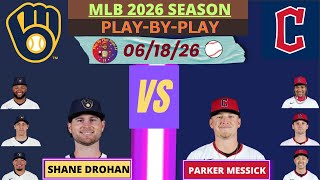 Milwaukee Brewers vs. Cleveland Guardians LIVE 3D MODE | Radio-Style Play-by-Play #brewers