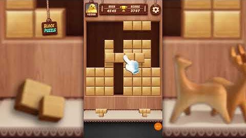 Wood cube 3D puzzle game