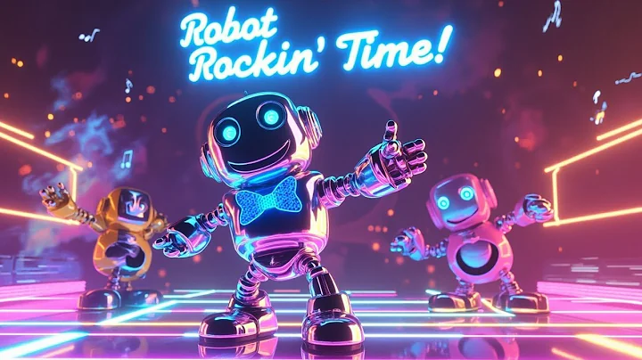 Robot Rockin’ Time 🤖 | Funky Robot Dance Song for Kids