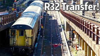 ⁴ᴷ⁶⁰ R32s Towed by Diesel Locomotive to 38th St Yard