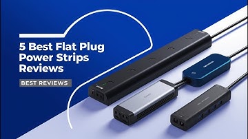 5 Best Flat Plug Power Strips for Space Saving and Surge Protection