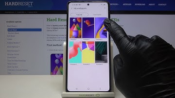 SAMSUNG Galaxy M31s Change Wallpaper Tutorial  Set Up Home Screen & Lock Screen Wallpaper