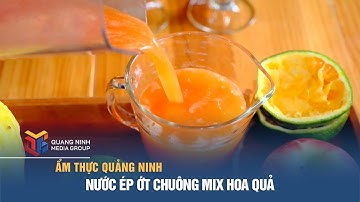 Nước ép ớt chuông mix hoa quả