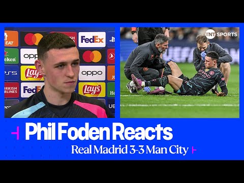 "IT'S A FANTASTIC RESULT" 😅 | Phil Foden | Real Madrid 3-3 Man City | UEFA Champions League